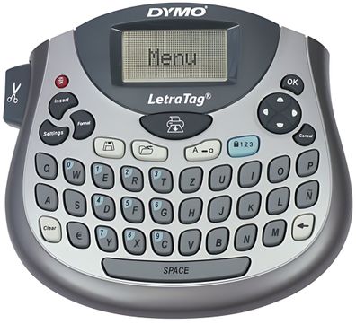 DYMO Beschriftungsgerät LetraTag 100T Qwertztastatur schwarz/blau