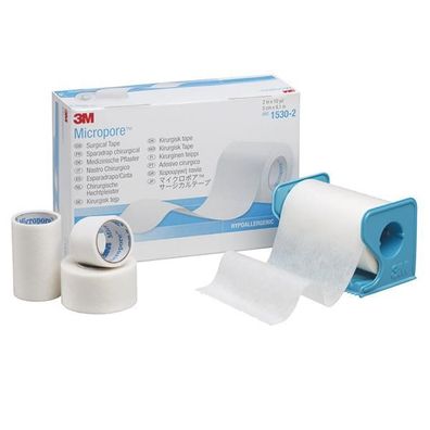 Micropore 2,5 cm x 9,1 m 12 Rollen weiß