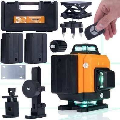 Rosfix Laser-Wasserwaage ROT16L – 16 Linien 360° Grün | IP54, 25?m Reichw