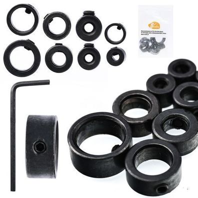 Rosfix Set Bohrstopp 3–16 mm – Edelstahl 8 Stück mit Schlüssel | Präzision