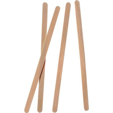 Papstar 16696 Holz-Rührstäbchen "pure", Länge: 140 mm