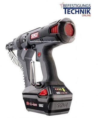 Senco Akku Magazinschrauber Trockenbauschrauber DS522-18V 2x3,0 Ah DuraSpin 25-55mm 8