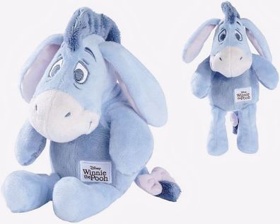 Disney Winnie Puuh - Esel - Plüsch Figur Stofffigur 25 cm Groß Sitzend 18 cm NEU