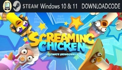 NEU Computer Spiel Screaming Chicken Ultimate Showdown für Windows STEAM Key