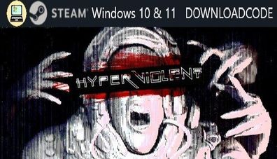 NEU PC Computer Spiel Hyperviolent für Windows 10 11 STEAM Downloadcode Game Key