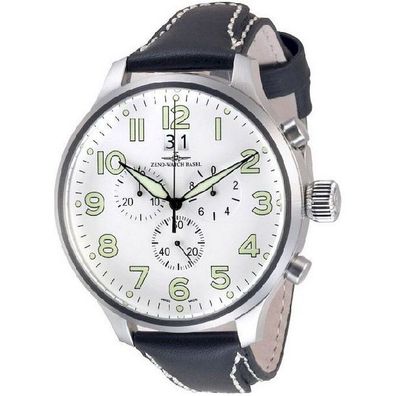 Zeno-Watch - Armbanduhr - Herren - Chrono - Super Oversized - 6221-8040Q-a2