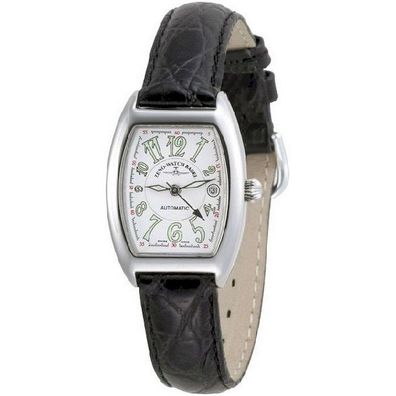 Zeno-Watch - Armbanduhr - Damen - Tonneau Lady white - 6271-h2