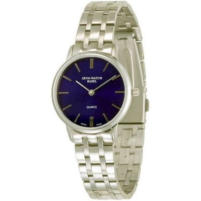 Zeno-Watch - Armbanduhr - Damen - Flatline 2 blue - 6641Q-c4M