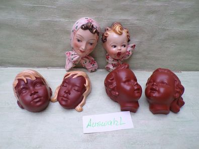 Wandmaske Wandbild Portrait Italy "Goldscheider-Stil" Cortendorf Hummel 206