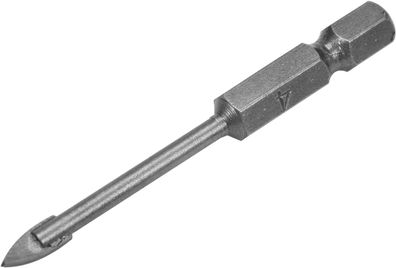 Glas- und Keramikbohrer 4 mm mit Sechskantschaft