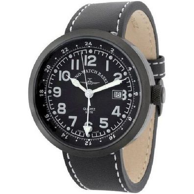 Zeno-Watch - Armbanduhr - Herren - Chrono - Rondo - B554Q-GMT-bk-a1
