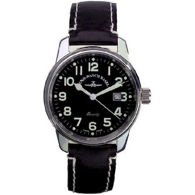 Zeno-Watch - Armbanduhr - Herren - Chronograph - Classic Pilot Date - 3315Q-a1