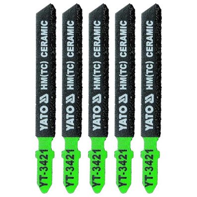 Stichsägeblätter für Keramik, Typ T, 5 Stück