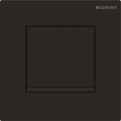 Geberit Typ 20 (ex Typ 30) UR-Strg. pneum. Sp Square, schwarz matt lack, Etc/schwarz