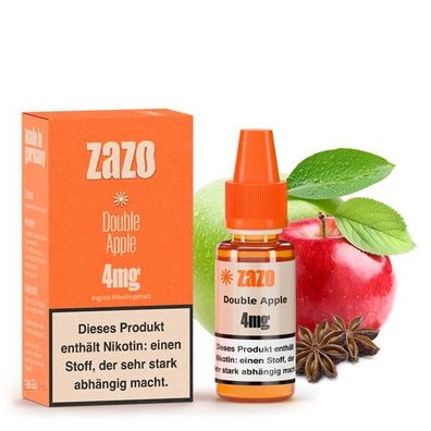 ZAZO Classics - Double Apple Liquid (10 ml) - Der Shisha-Klassiker