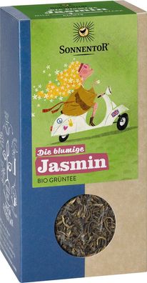 3x Sonnentor Die blumige Jasmin Tee lose 100g