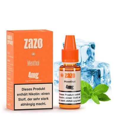 ZAZO Classics - Menthol Liquid (10 ml) - Pure Erfrischung