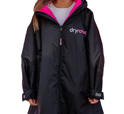 Dryrobe Kids Longsleeve Advance black pink10-13 Jahre