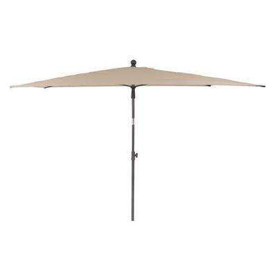 Balkon- Sonnenschirm rechteckig 2,1 x 1,4 m taupe PATIO