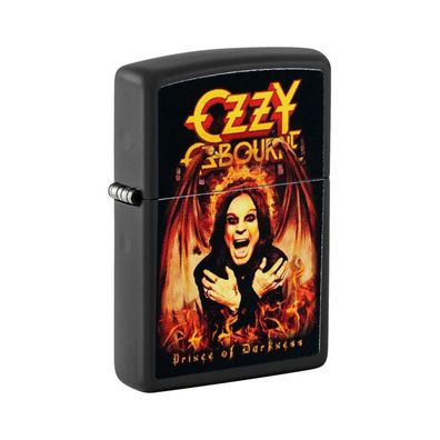 Zippo Benzin-Feuerzeug Schwarz Color OZZY Osbourne Prince of Darkness 60007727