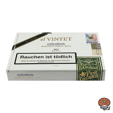 PDR El Vinyet Cuvee Especial RC52 Robusto Zigarren 10er Kiste aus Dom. Rep