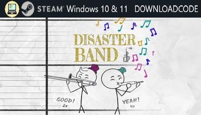 NEU PC Computer Spiel Disaster Band für Windows 10 11 STEAM Download Code Key