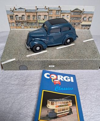 Ford Popular Saloon, dunkelblau, Corgi Classic