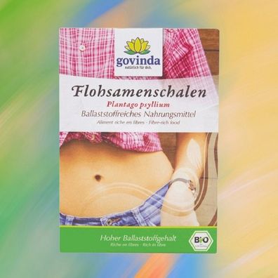 250g Indische BIO Flohsamenschalen Plantago psyllium Govinda