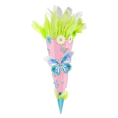 Goldbuch Bastelset Schultüte 70cm Schmetterlinge