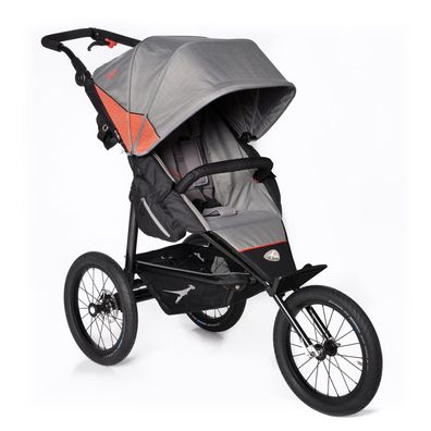 TFK Sport, der Laufkinderwagen mit 16" Räder , Neuwagen Farbe grau