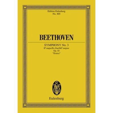 Sinfonie Nr. 3 Es-Dur op. 55 Studienpartitur Noten