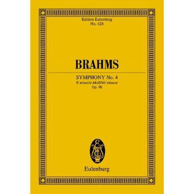 Sinfonie Nr. 4 e-Moll op. 98 Studienpartitur Noten