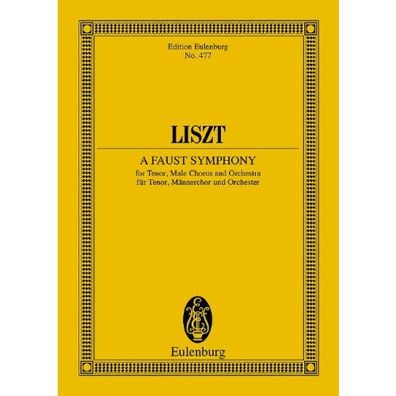 Eine Faust-Sinfonie Studienpartitur Noten