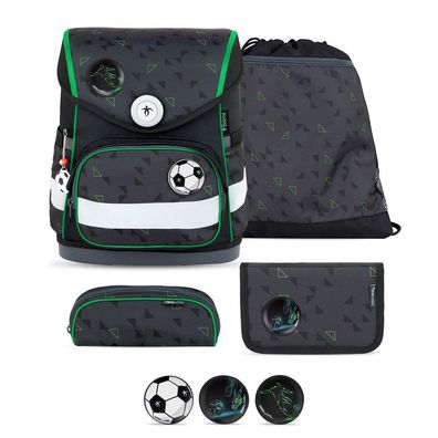 Belmil Compact ergonomisches Schulranzen-Set 5-teilig "Striker X" mit Brustgurt,