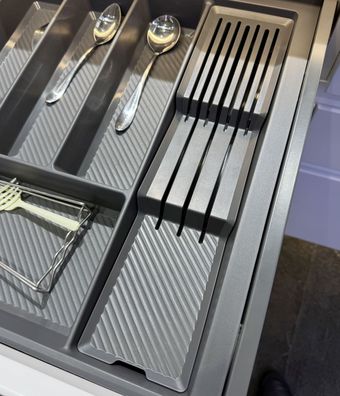 Messerhalter Messerablage für Besteckeinsatz MAX Messerblock Küche stabil