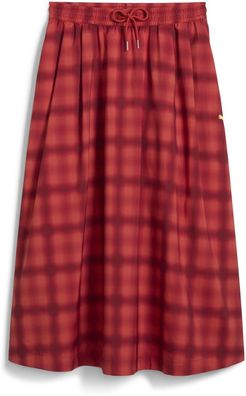 Puma Damen Rock ROAD TO UNITY Woven Midi AOP Pleated Skirt 629795