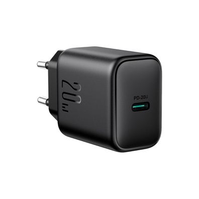 Joyroom JR-TCF20 USB-C PD 20W Ladegerät Schwarz