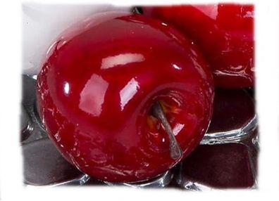 Weihnachten Dekoration Deko Apfel 6cm rot zum anhängen
