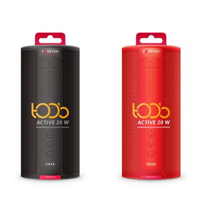 Forever Tragbarer Bluetooth "Toob 20" Speaker Lautsprecher 4000mAh Akku