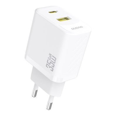 Dudao A27 MaxC 35W GaN Wandladegerät USB-C & USB-A PD Weiß