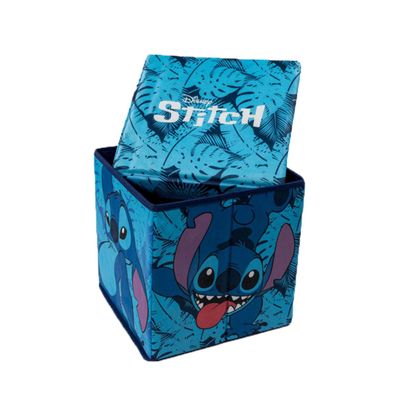 Disney Stitch Ordnungsbox mit Sitzfläche faltbare Kinderzimmer Aufbewahrungsbox