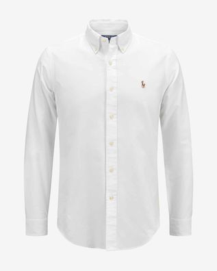 Polo Ralph Lauren Hemd Custom fit Oxford Weiß