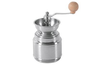 ZELLER Present Kaffeemühle Edelstahl 16cm Ø9,5cm silber