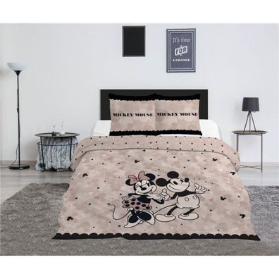 Disney Mickey Bettwäsche Set 240x220 cm + 2 Kissenbezüge 65x65 cm Polycoton