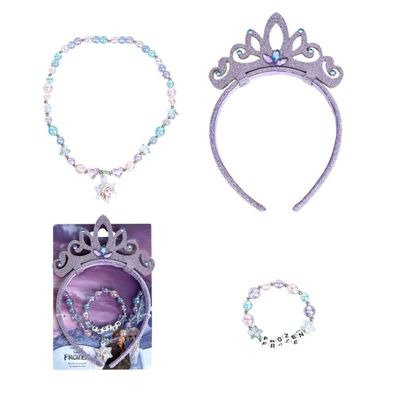 Disney Frozen Schmuckset Mädchen Kinder Modeschmuck mit Kette, Ring & Armband