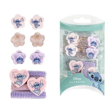 Lilo & Stitch Haar-Accessoires Set – Box mit Haargummis, Clips & Zubehör