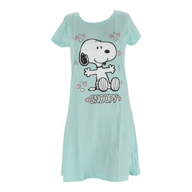Snoopy Mädchen Nachthemd Weiche Material, Langer Schnitt, Ideal für den Sommer