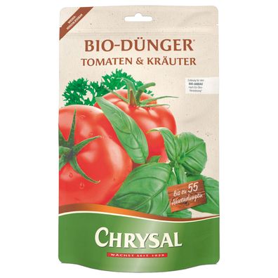 Chrysal Bio Dünger Tomaten & Kräuter - 900 g Standbeutel