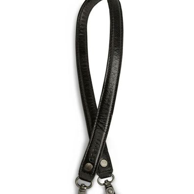 muud Hudson Taschengurt 2 x 50 cm Black – Ledergurt für Taschen