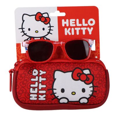Hello Kitty Kinder Sonnenbrille mit Etui und Aufbewahrungsbox für sicheren Transport